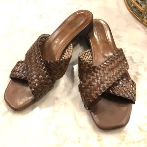 Sesto Meussi Crisscross Strap Sandals